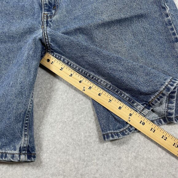 Levis 550 Shorts Mens 40 Vintage Relaxed Fit Jorts Jean Blue 90s Grunge Skate - Picture 8 of 11